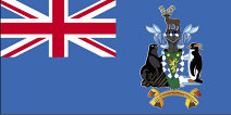 Południowa Georgia i Południowe Wyspy Sandwich flaga